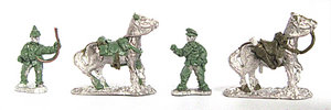 German and British Horse holders and horses