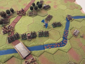 DSCF7528.JPG (3.77 MiB) Viewed 31540 times The orc heavy assault troops form up, as giants smash into a unit of elf archers