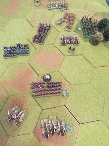 DSCF7543.JPG (3.15 MiB) Viewed 31539 times The battle involving the chariots rages to and fro.